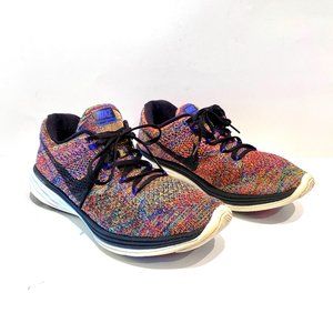 Nike Flyknit Lunar 3, Multicolor, Sz 9, 698181-408